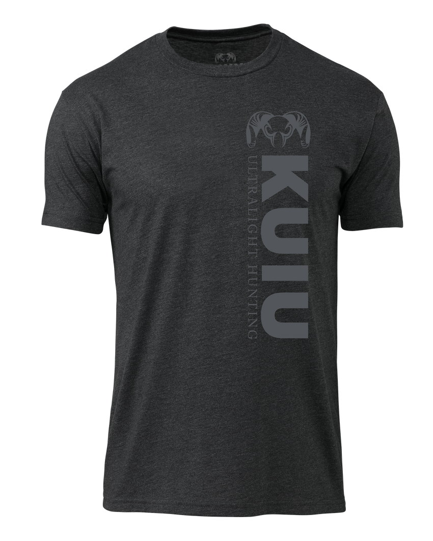 KUIU Solid Vertical T-Shirt | Charcoal