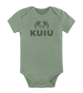 KUIU Stacked Logo Baby One-Piece | Thyme