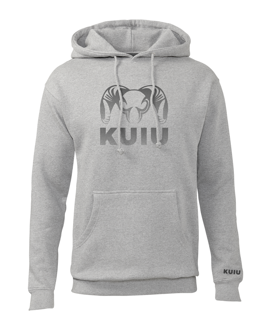 KUIU Ram Fade Hoodie | Heather Grey