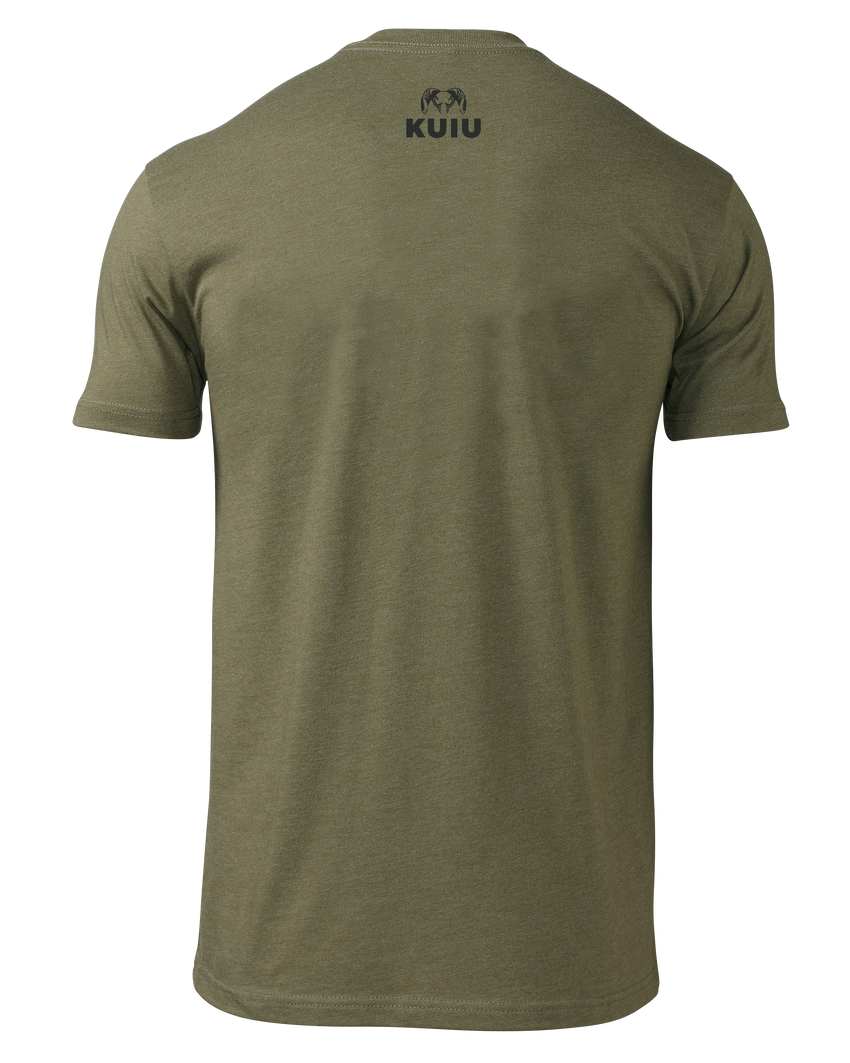 KUIU Square Chest Logo T-Shirt | Military Green