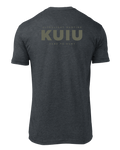 KUIU Here to Hunt Back Logo T-Shirt | Charcoal