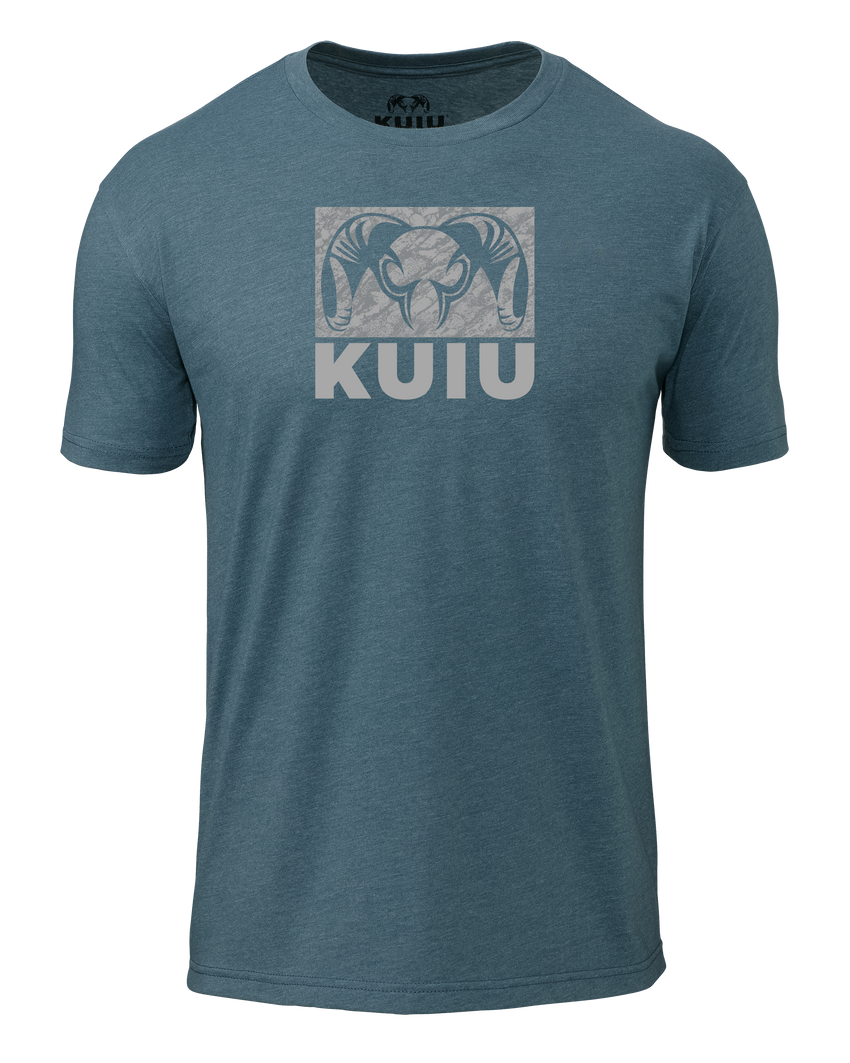 KUIU Gritstone Logo T-Shirt | Indigo