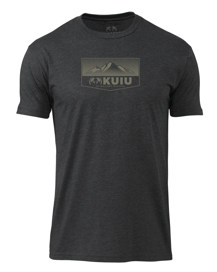 KUIU Ultralight Mountain Logo T-Shirt | Charcoal