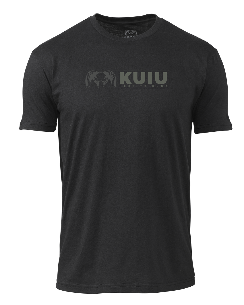 KUIU Here to Hunt Logo T-Shirt | Black