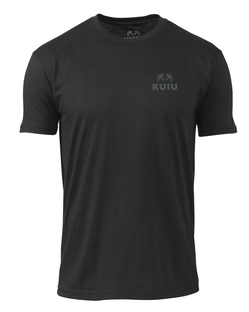 KUIU Vertical Flag Logo T-Shirt | Black