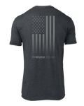 KUIU Vertical Flag Logo T-Shirt | Charcoal