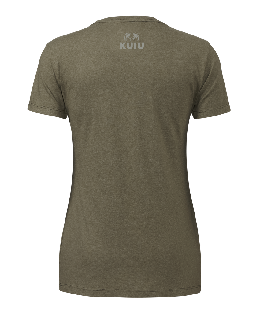 Outlet Women's Here to Hunt Gritstone T-Shirt | Military Green