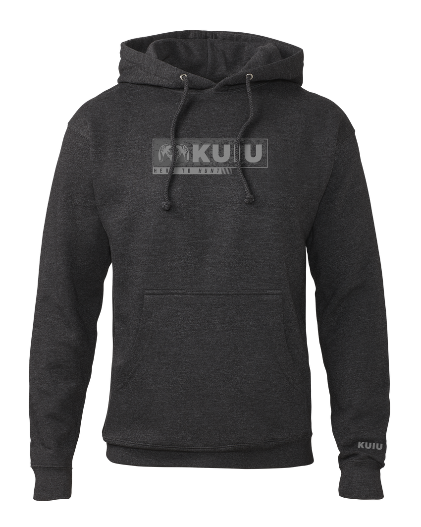 KUIU Here to Hunt Gritstone Hoodie | Charcoal