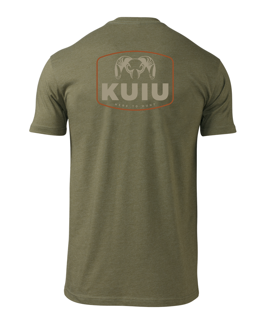 KUIU Here to Hunt Patch T-Shirt | Military Green