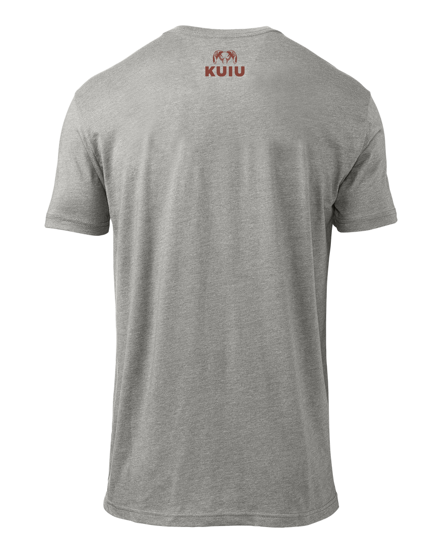 KUIU Ram Flag T-Shirt | Heather Grey