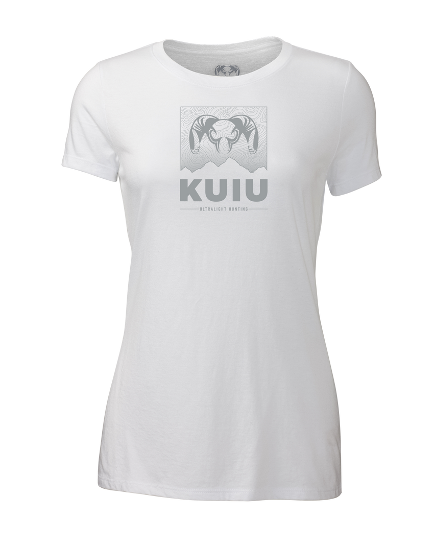 Women's Topo Mountain T-Shirt | White