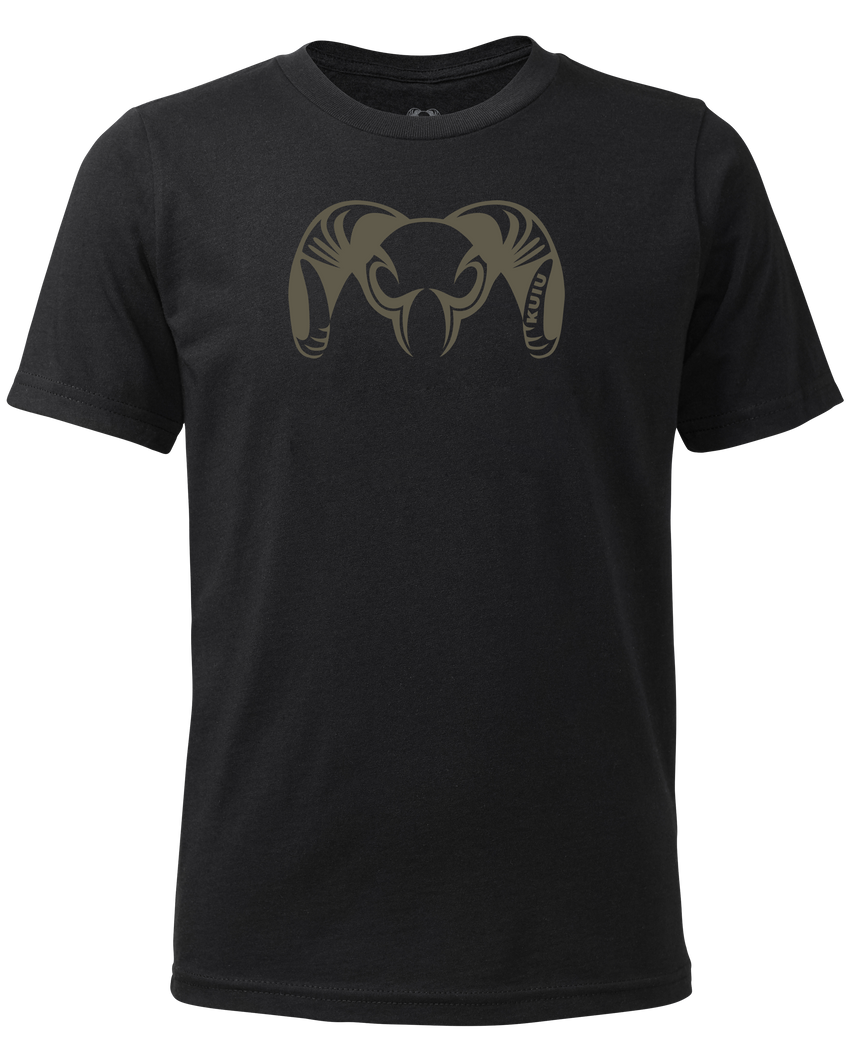 Youth Engraved Ram T-Shirt | Black