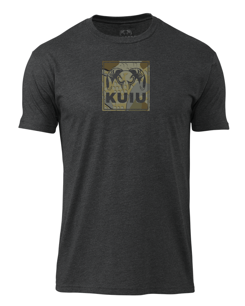 KUIU Valo Box T-Shirt | Charcoal