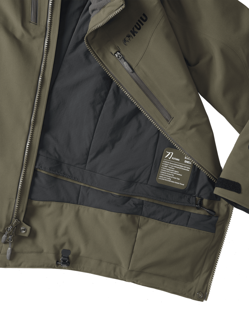 KUIU Kutana Gale Force Hooded Jacket | Ash