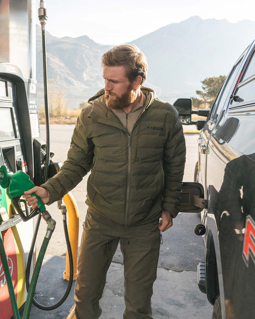 Outlet Elements Hooded Jacket | Olive