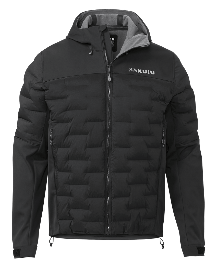 Axis Thermal Hybrid Hooded Jacket | Carbon