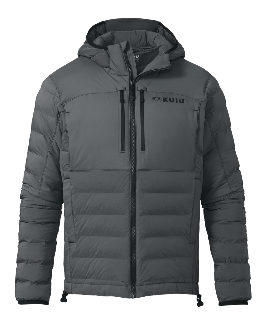 Outlet Flyway Insulated Hooded Jacket | Gunmetal