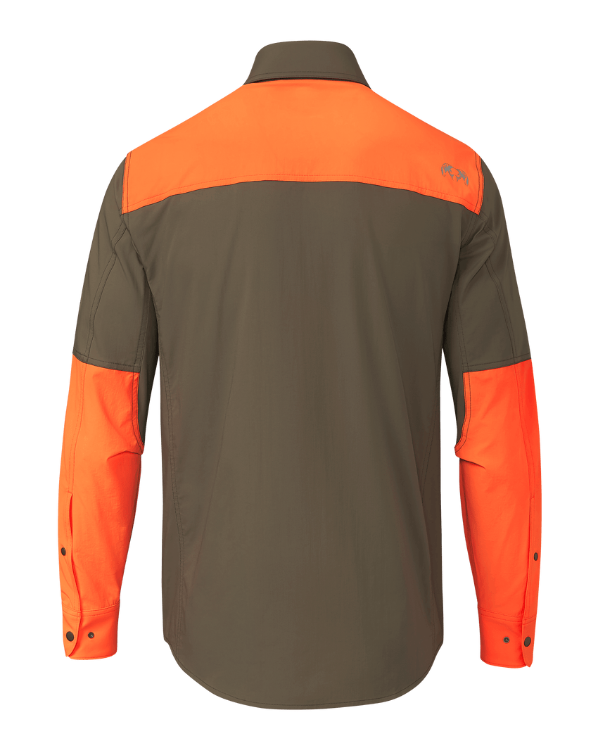 Upland Sporter Shirt | Major Brown/Blaze Orange