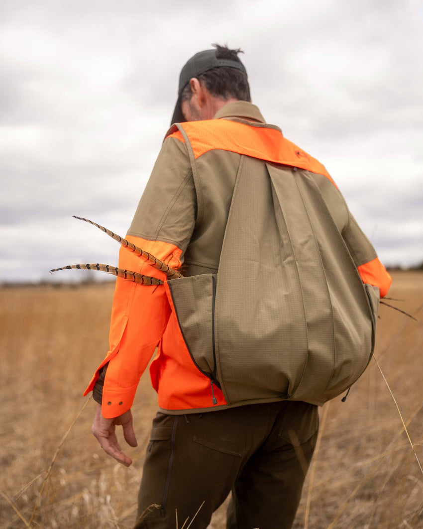Core Upland Vest | Khaki/Blaze Orange