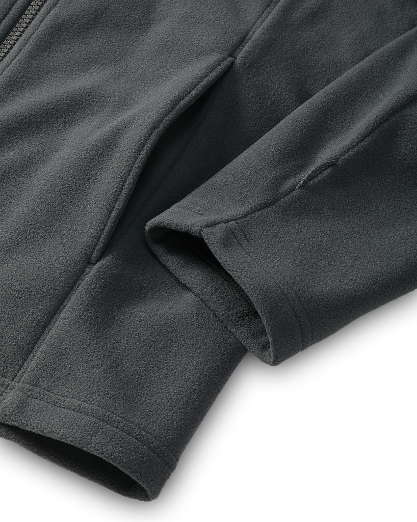 Youth Versa Fleece Full Zip | Gunmetal