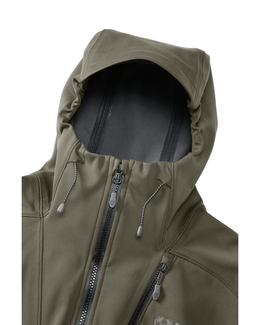 Axis Hybrid Hooded Jacket | Ash
