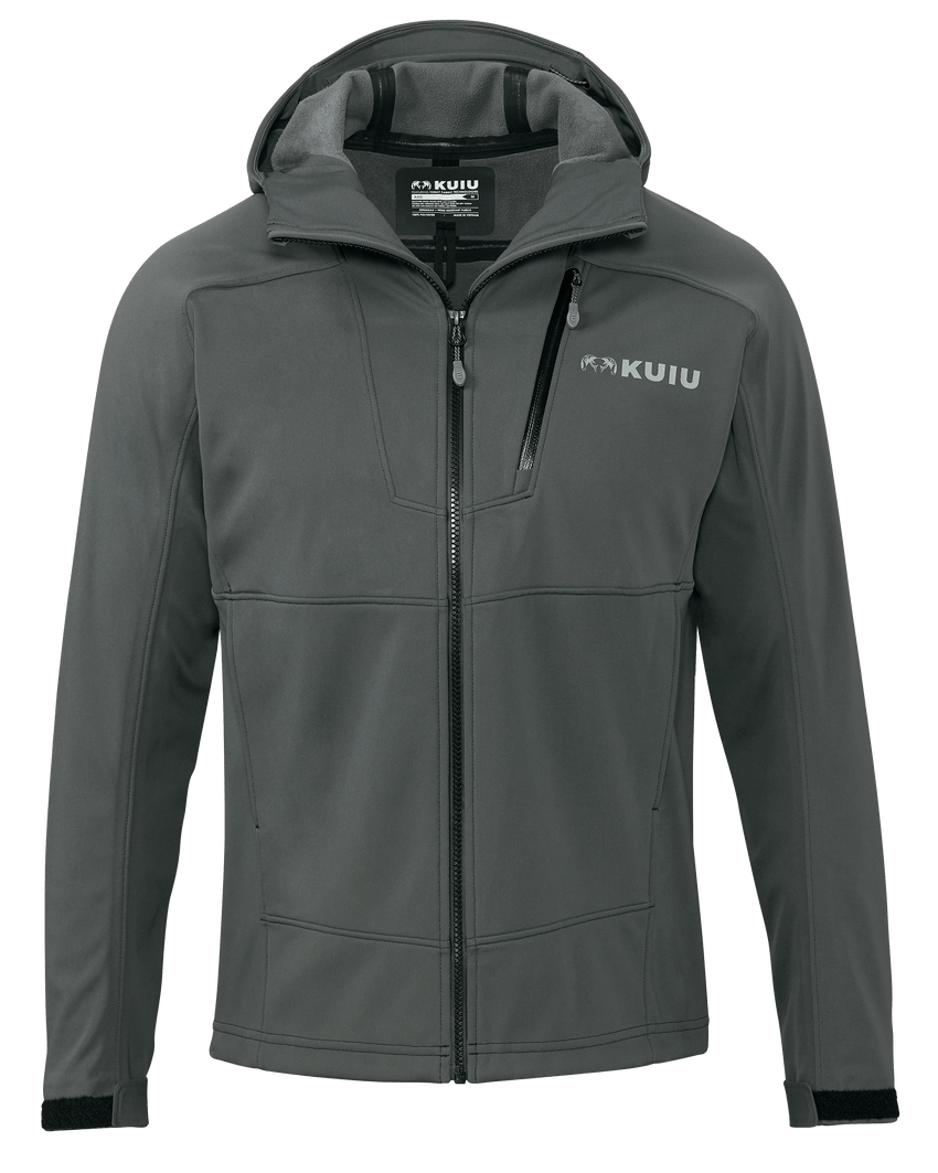 Axis Hybrid Hooded Jacket | Gunmetal