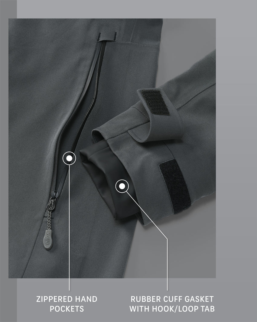 Yukon TR Rain Jacket | Gunmetal