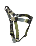 Camo Webbing Dog Harness | Verde