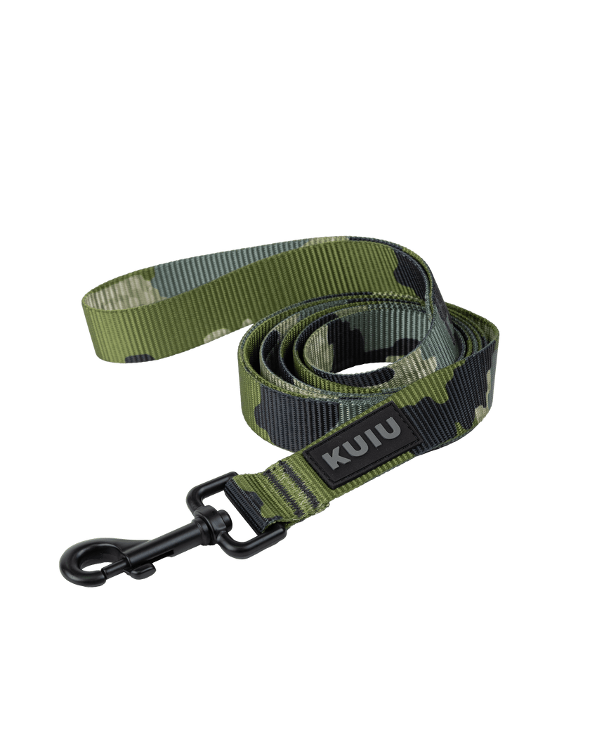 Camo Webbing Dog Leash | Verde