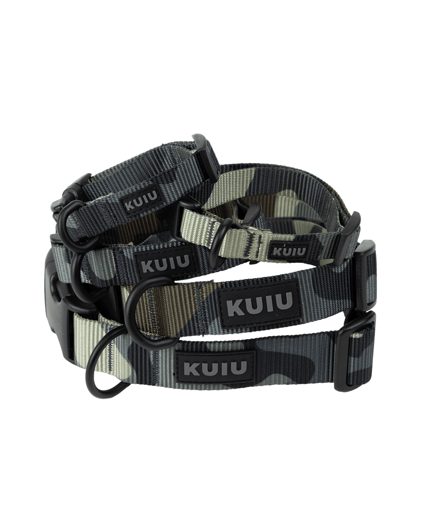 Camo Webbing Dog Collar | Vias