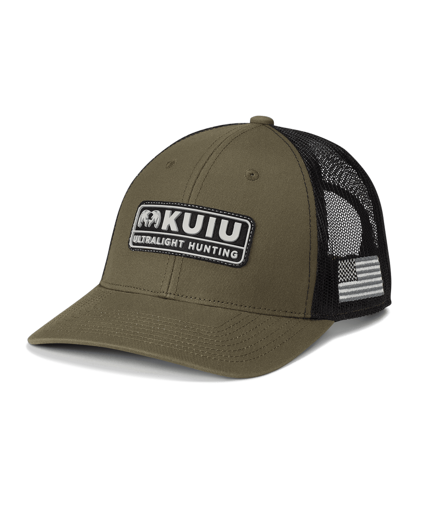 KUIU Ultralight Hunting Patch Hat | Loden/Black