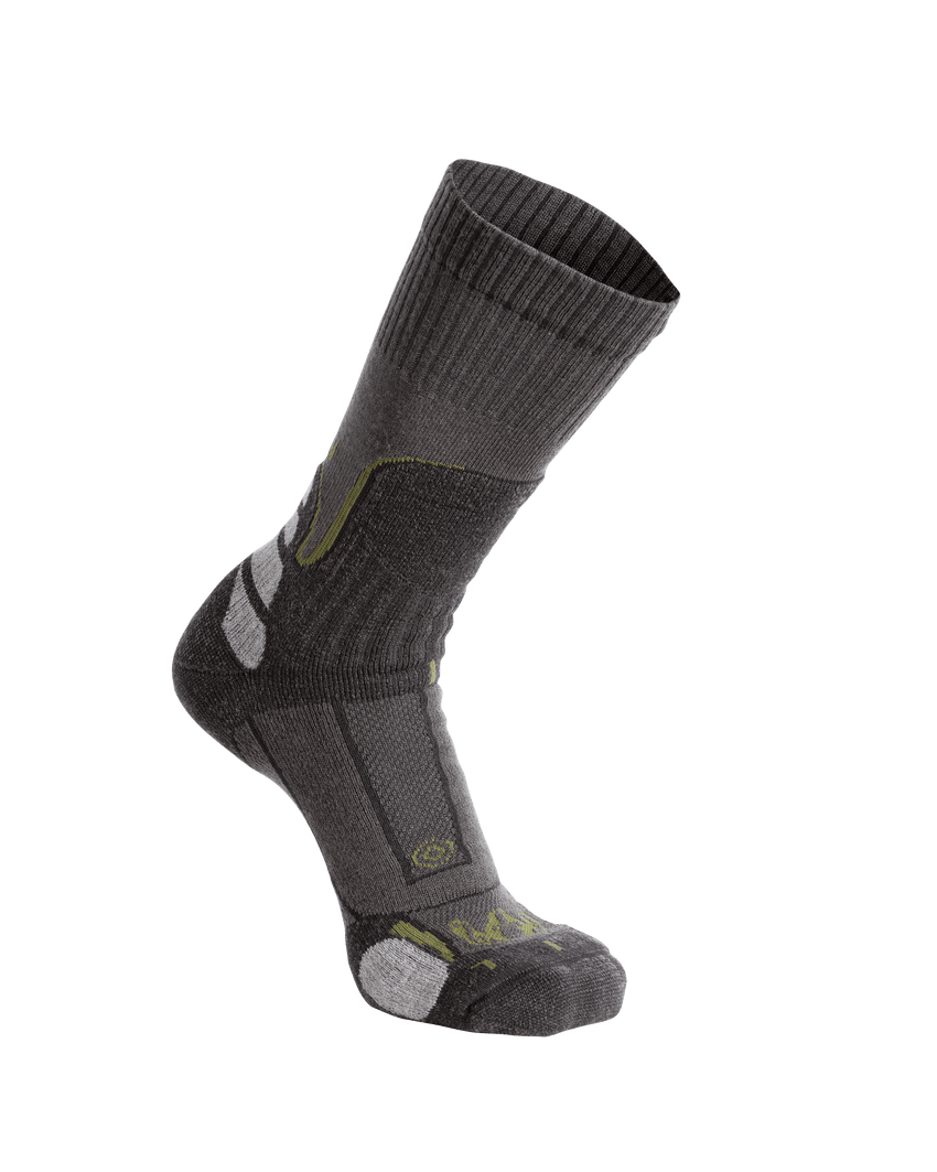 ULTRA Merino Midweight Mountain Sock | Grey Green