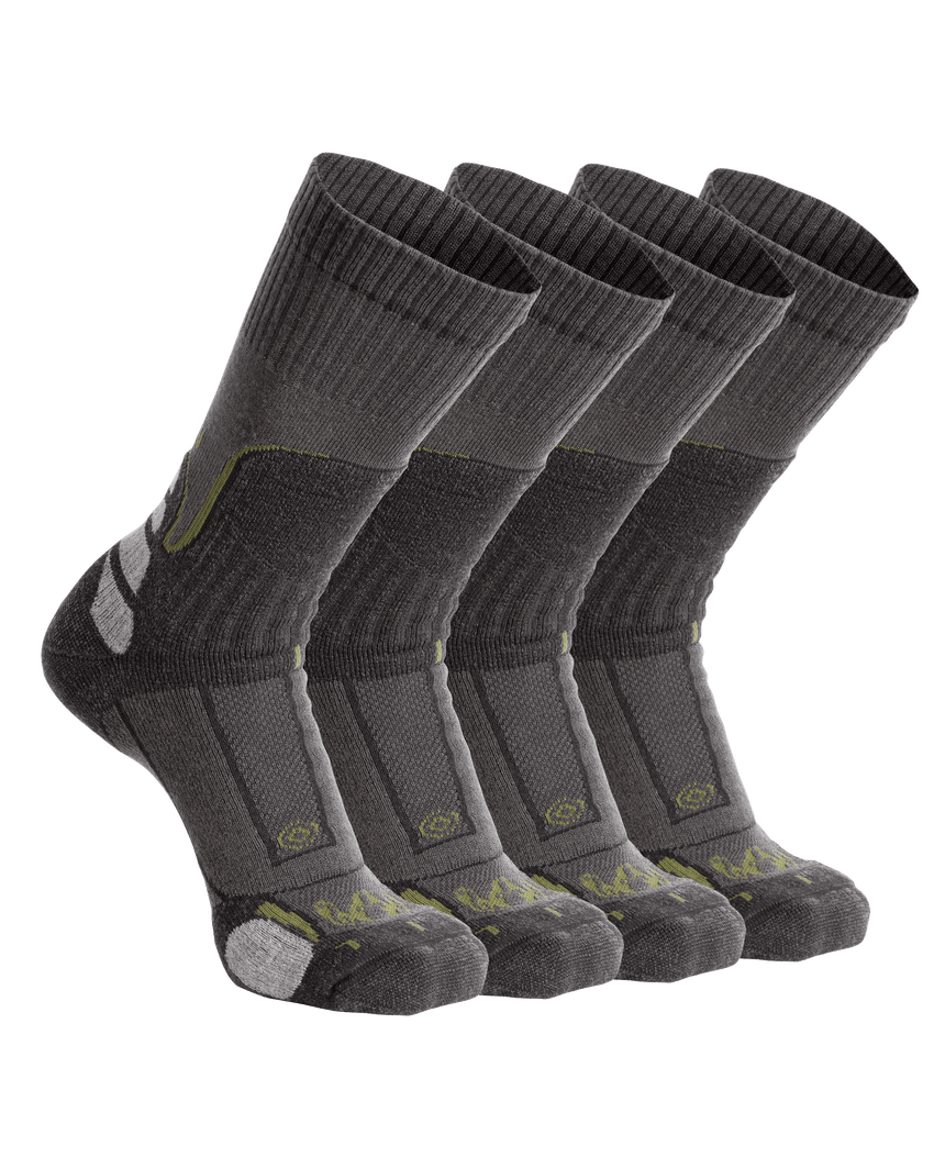ULTRA Merino Midweight Mountain Sock 4-Pair Pack | Grey Green