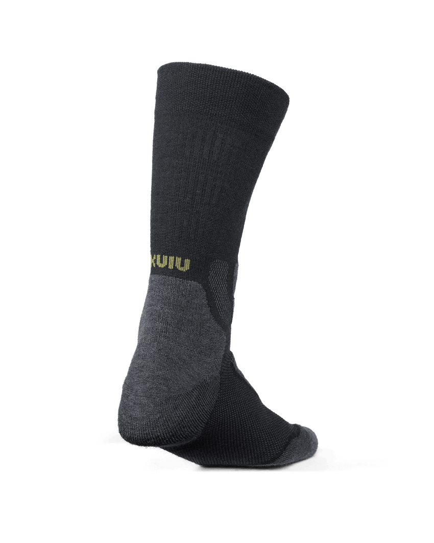 StrongWool Hybrid Crew Sock 3-Pair Pack | Grey Green