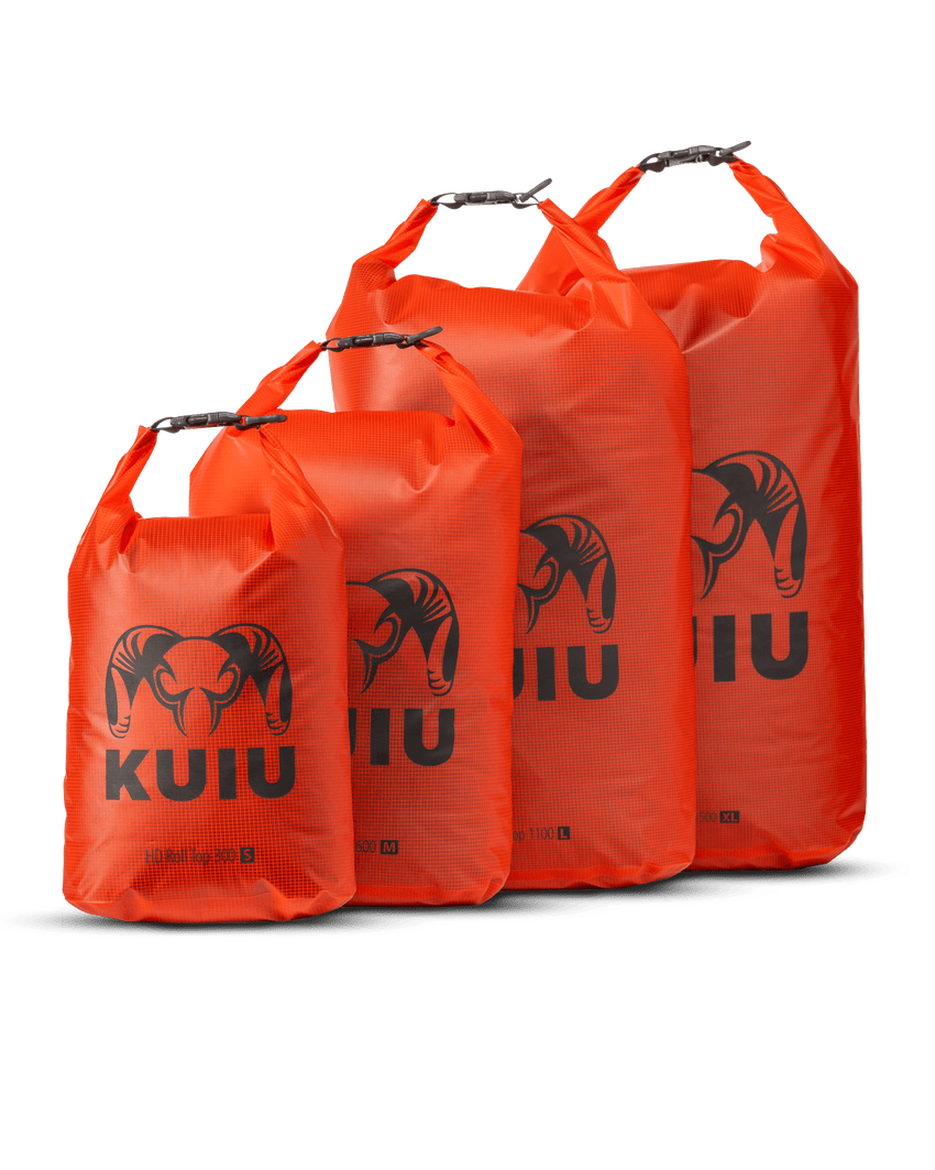 HD Roll Top Dry Bags | Blaze Orange