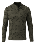 Ridgepoint Fleece Henley | Ash Tonal