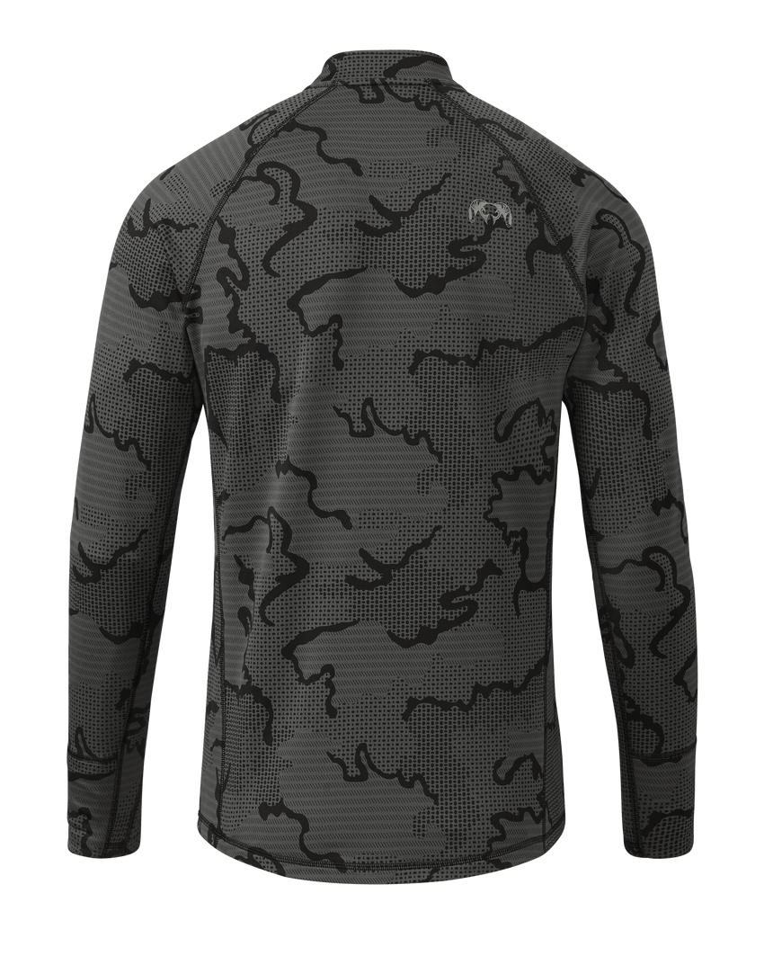 Ridgepoint Fleece Henley | Black Tonal