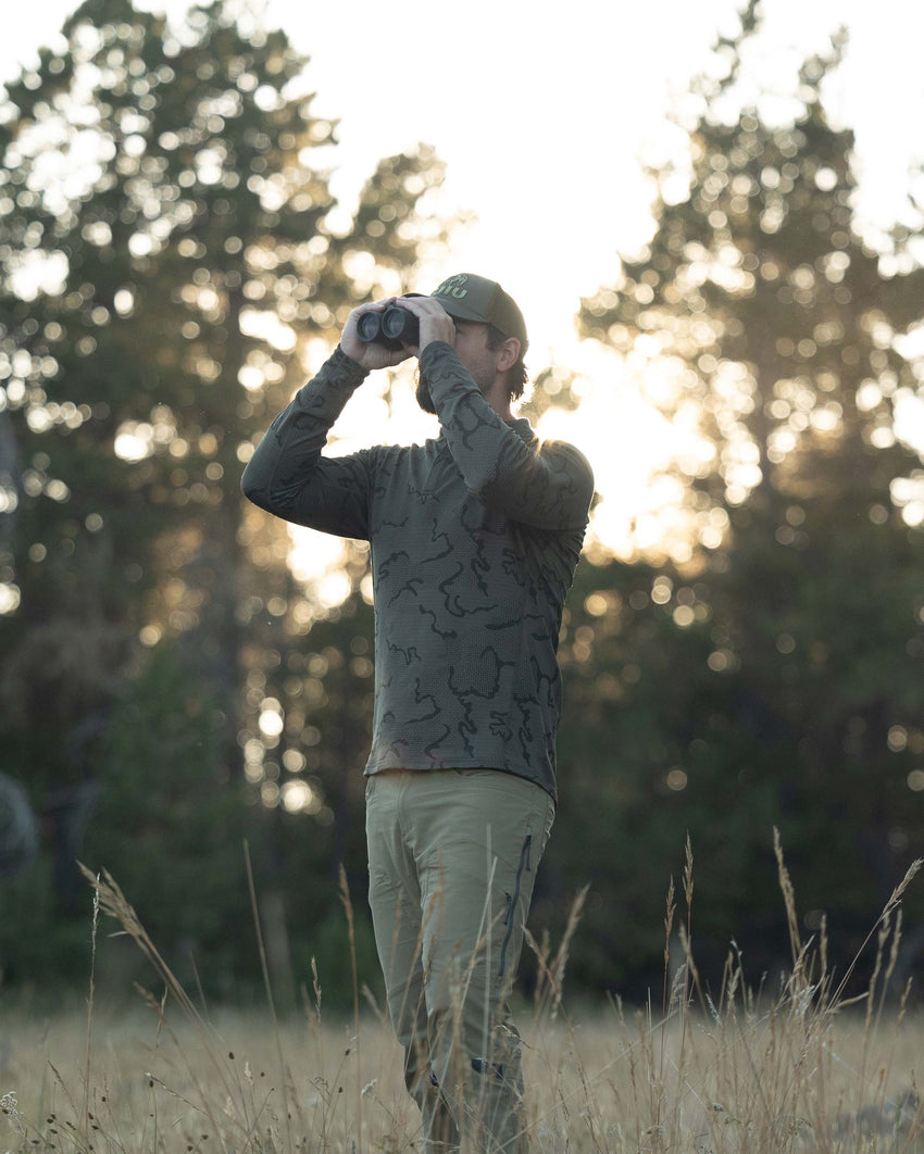 Ridgepoint Fleece Henley | Coyote Brown Tonal