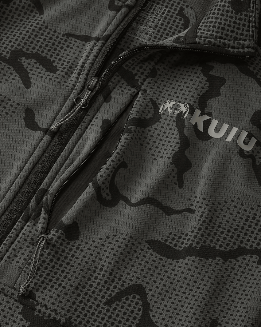 Ridgepoint Fleece Zip-T | Black Tonal