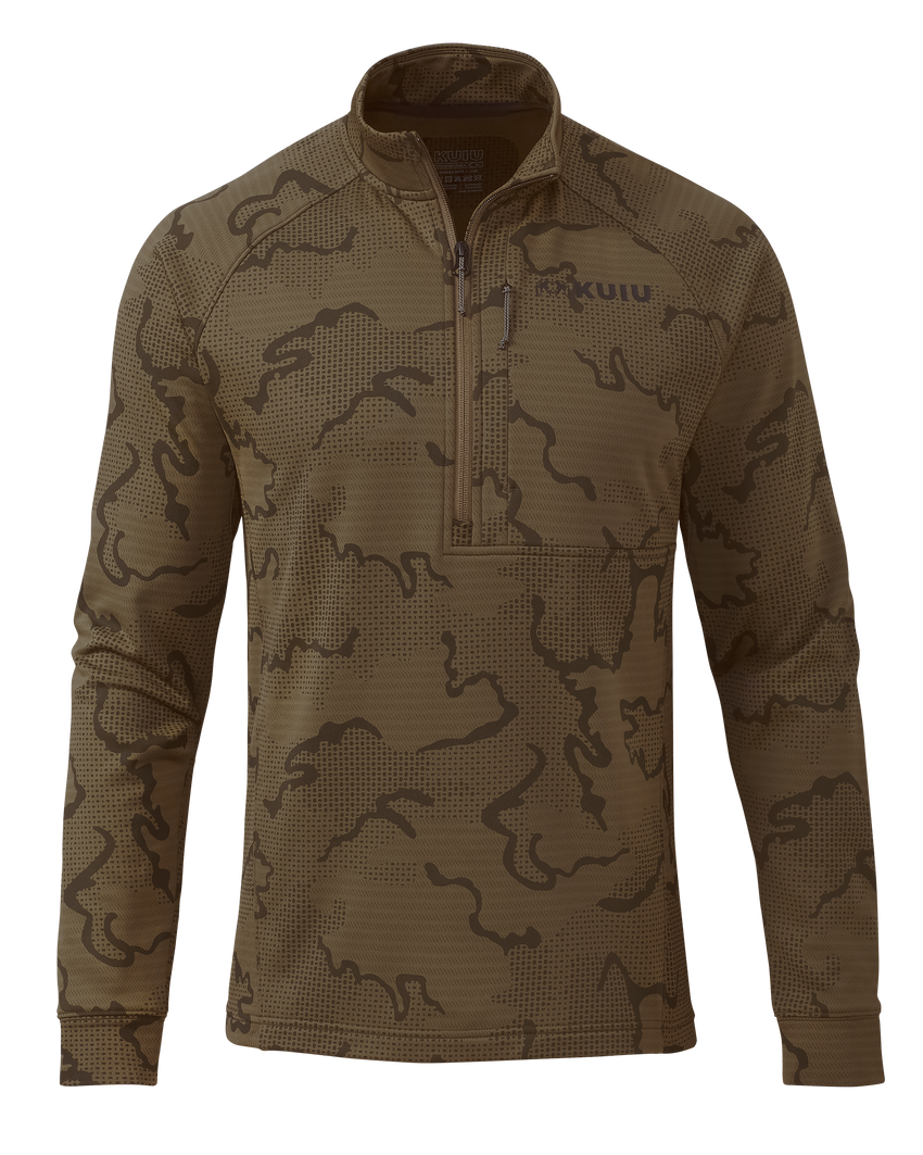 Ridgepoint Fleece Zip-T | Coyote Brown Tonal