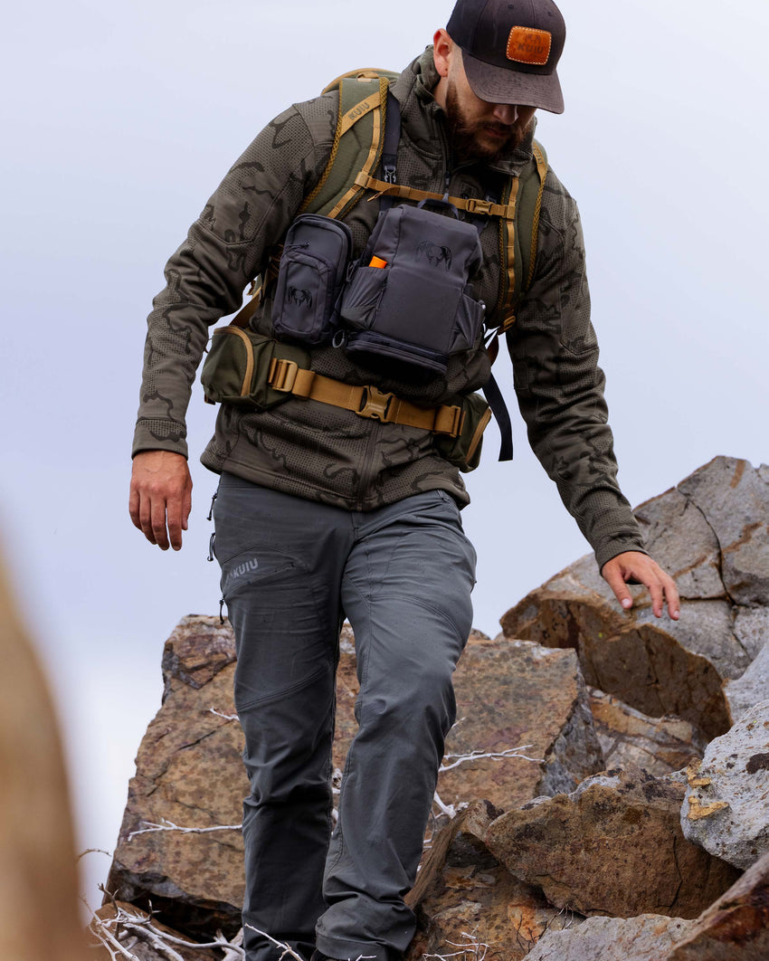 Ridgepoint Fleece Hoodie | Olive Tonal