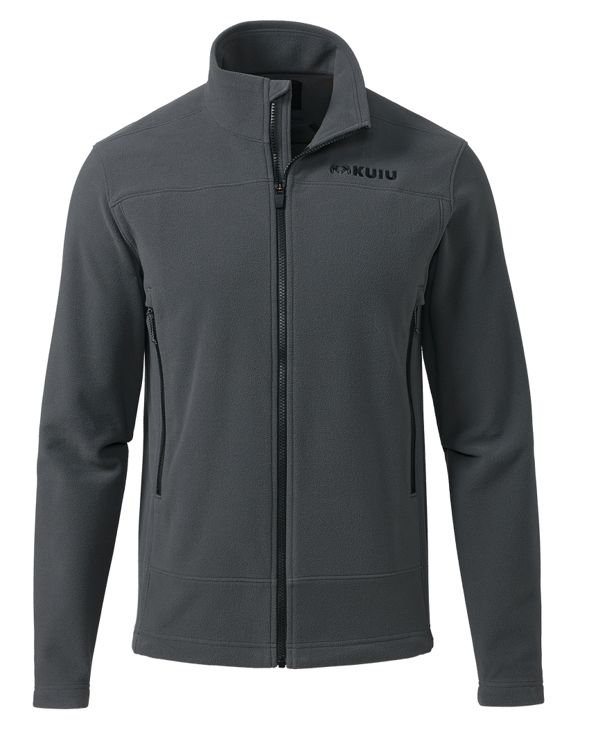 Border Fleece Full Zip | Gunmetal