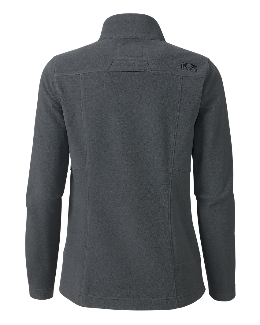 Women's Border Fleece Full Zip | Gunmetal