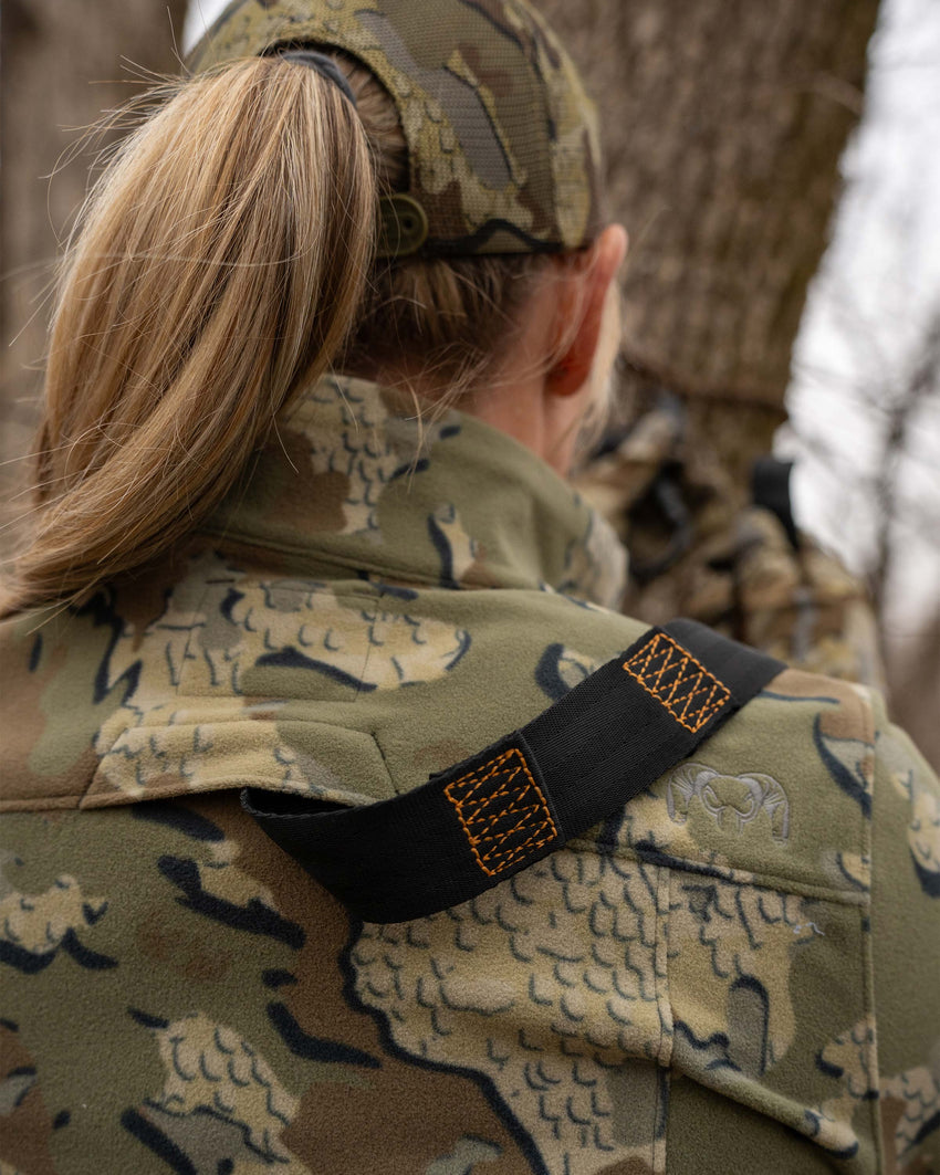 Women's Border Fleece Full Zip | Valo