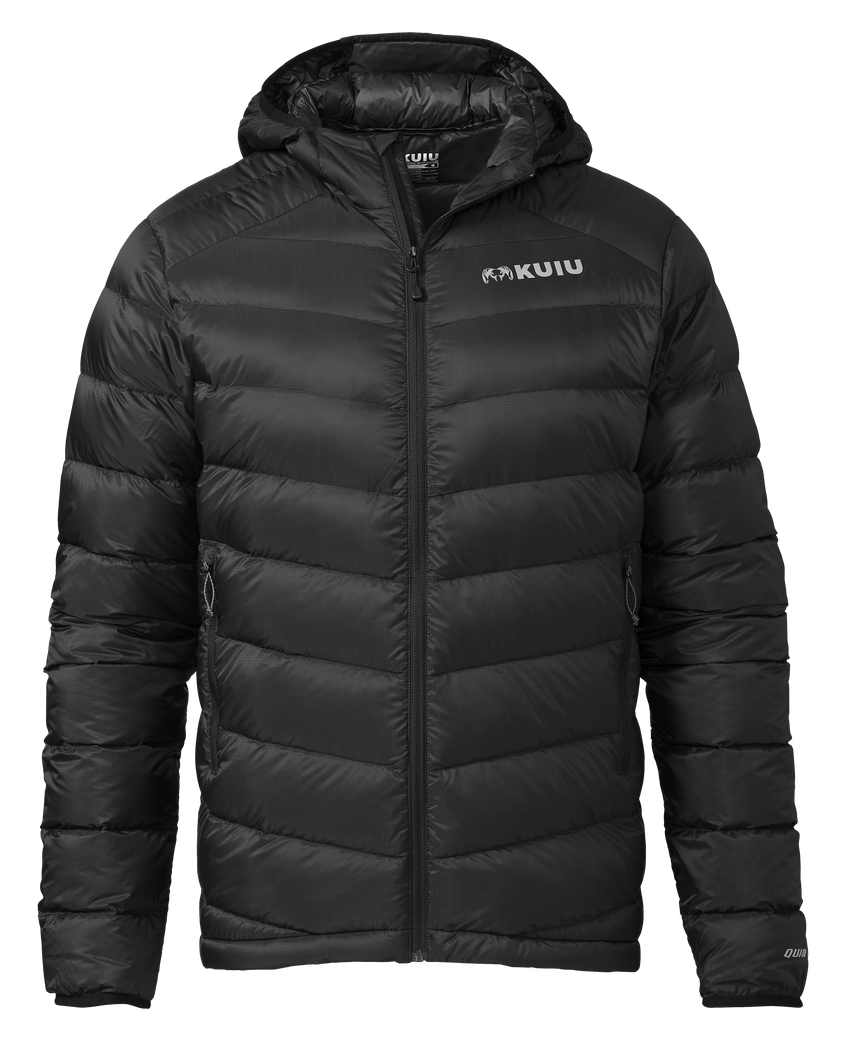 Super Down LT Hooded Jacket | Black