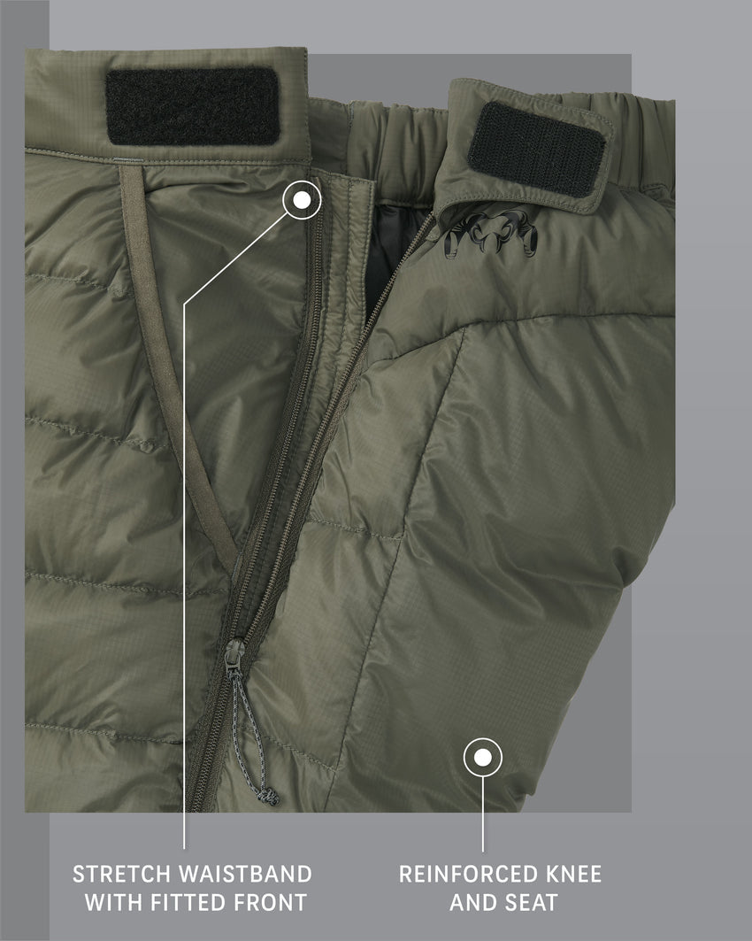 Super Down LT Pant | Ash