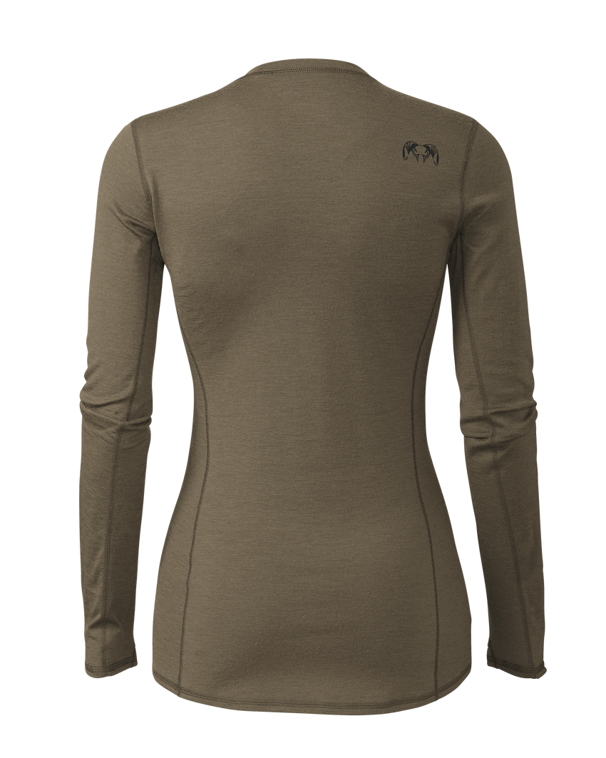 Women's ULTRA Merino 145 LS Crew | Ash