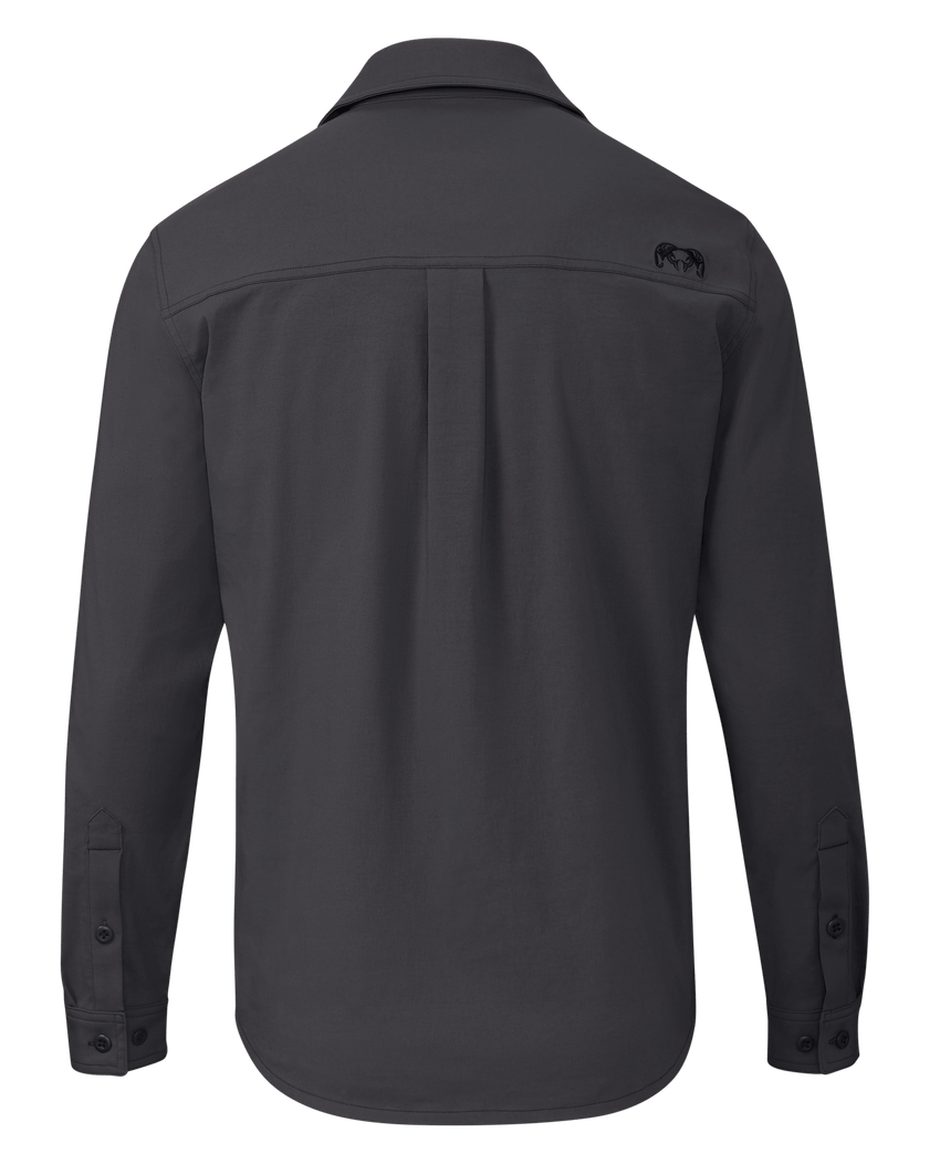 Outlet Motive LS Workgrade Shirt | Gunmetal
