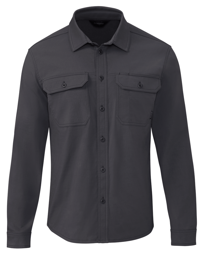 Outlet Motive LS Workgrade Shirt | Gunmetal