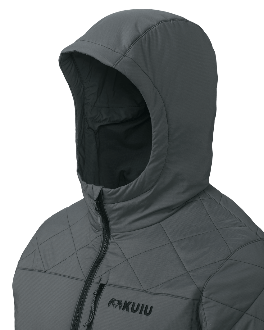 Outlet Granby Hooded Jacket | Gunmetal